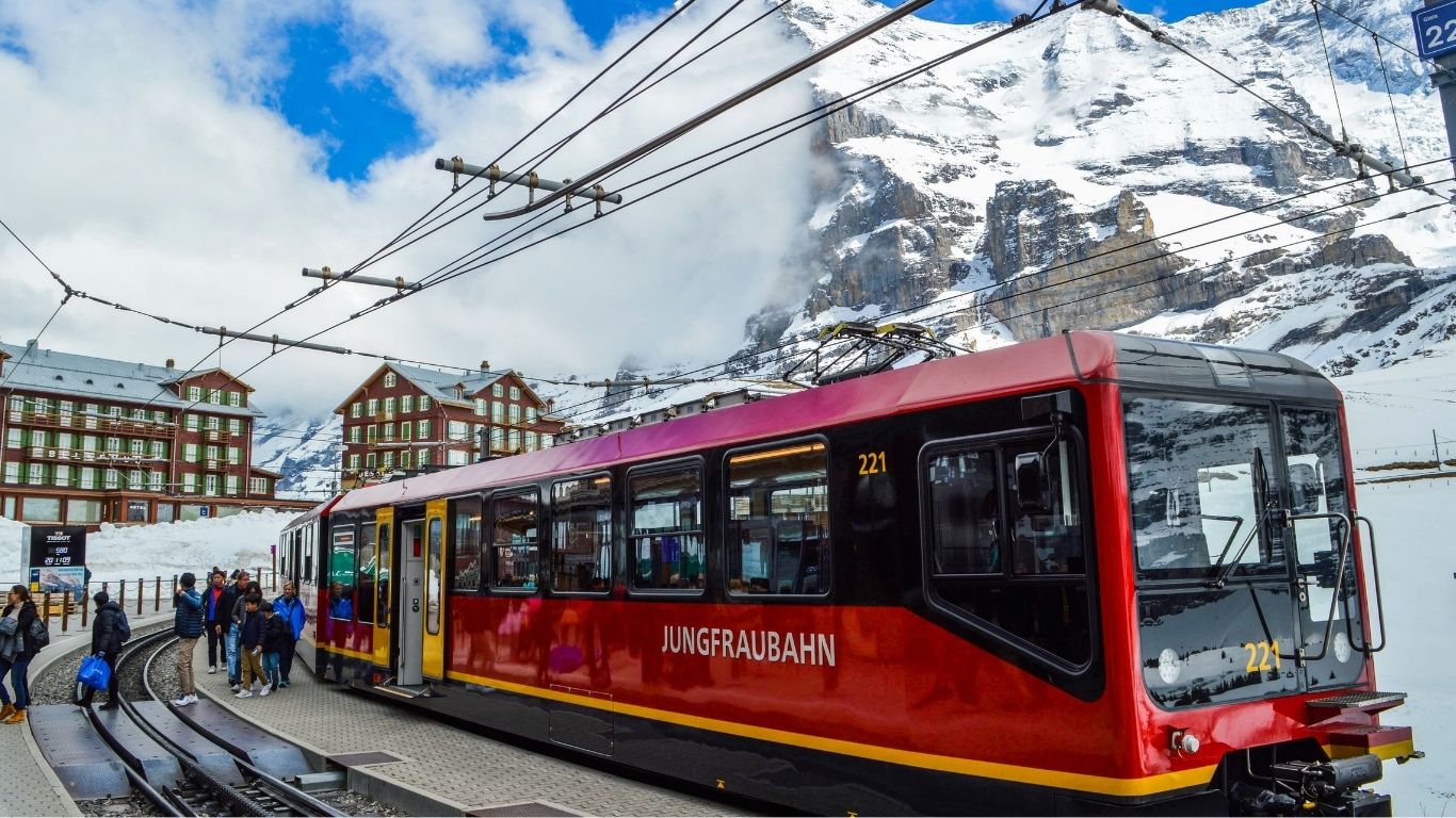Majestic Jungfraujoch Top of Europe Peaks